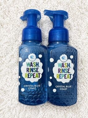 Bath & Body Works Crystal Blue Coast Foaming Hand Soap Set of 2